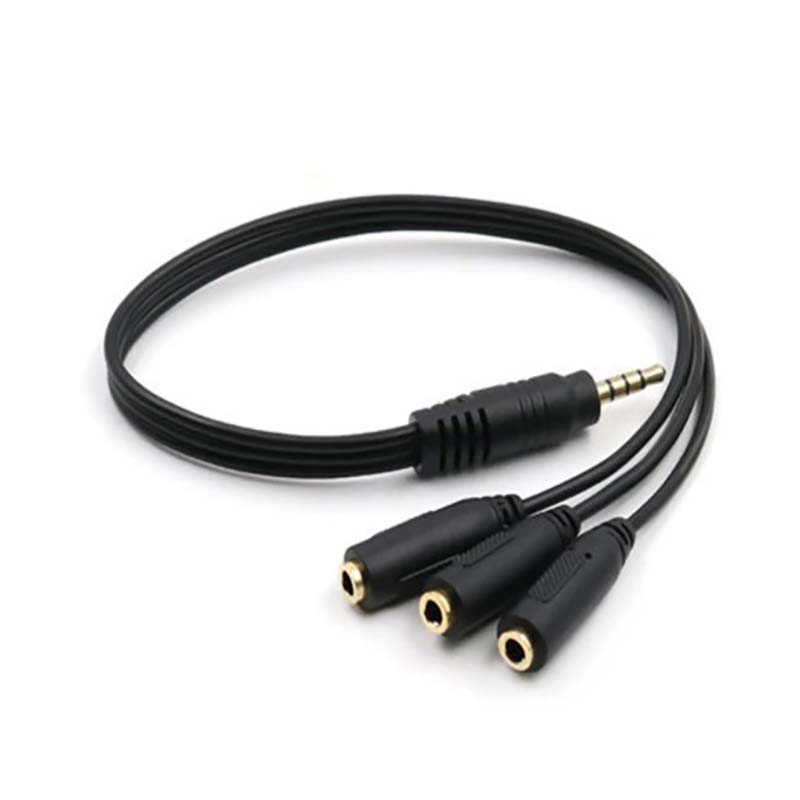 ⭐ 3.5mm 1 Male to 3 Female 3 W - Earphone Splitter Jack บทวิจารณ์และราคา