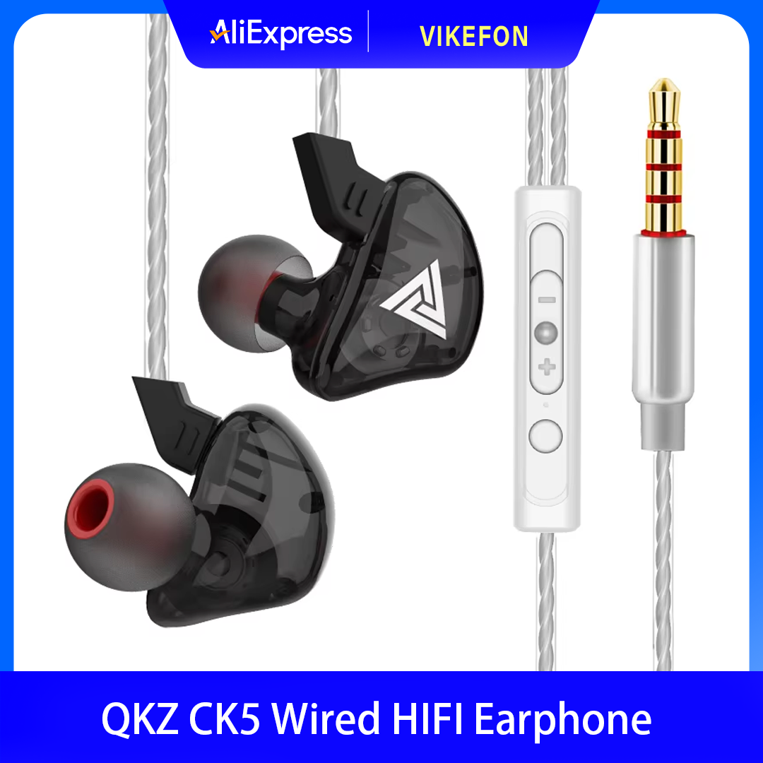 CK5 Dynamic Copper Driver HiFi - Wired Earphone Mic บทวิจารณ์และราคา