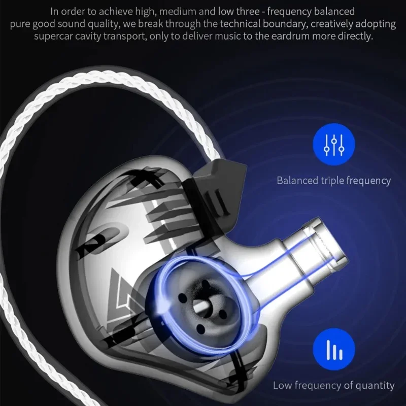 CK5 Dynamic Copper Driver HiFi - Wired Earphone Mic บทวิจารณ์และราคา