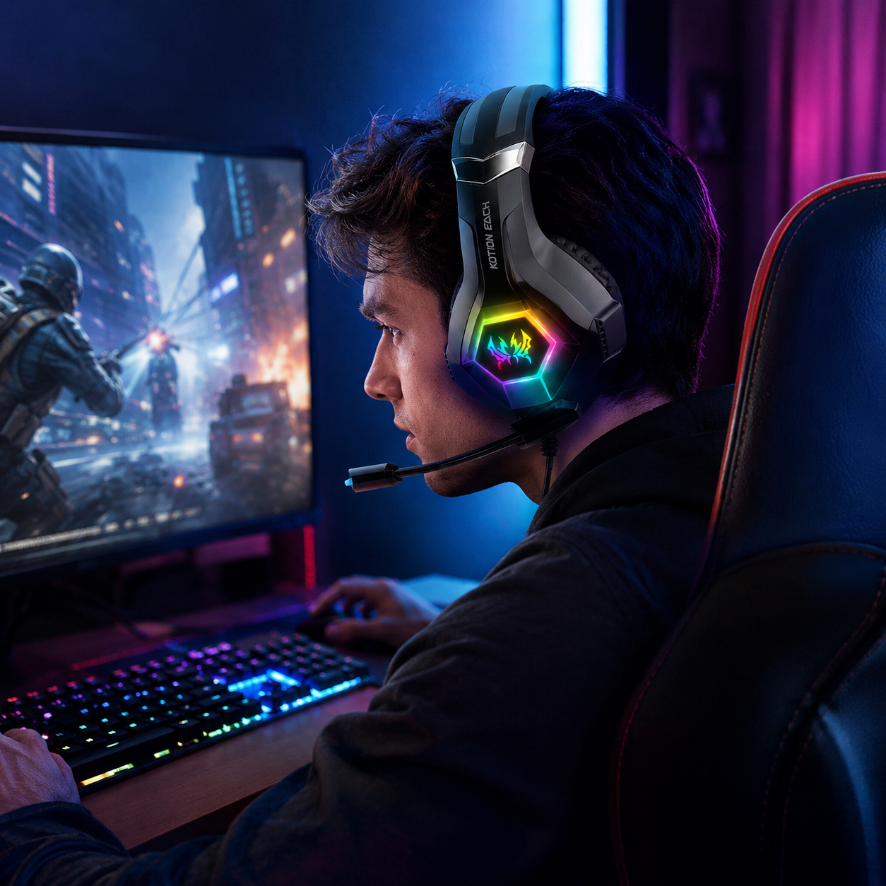 GS450 Wired Gaming Headset RGB - Gaming Headset Rgb บทวิจารณ์และราคา