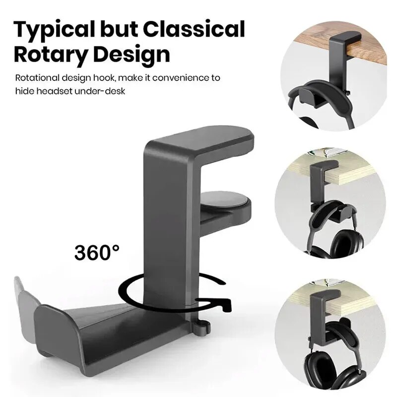 Universal Desktop 360° Rotatin - Headphone Stand Desk บทวิจารณ์และราคา