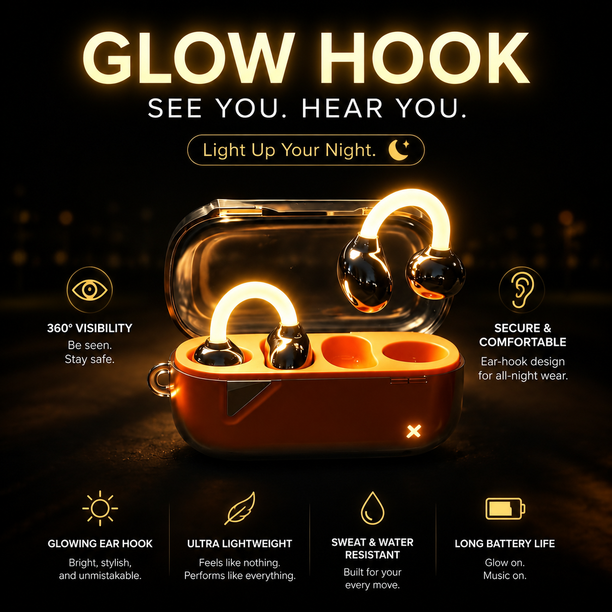 Dmooster D22 Wireless Bluetoot - Sports Earphone Hook บทวิจารณ์และราคา