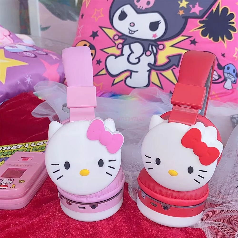 New Hello Kitty Stitch Mickey  - Bluetooth Headset On Ear บทวิจารณ์และราคา