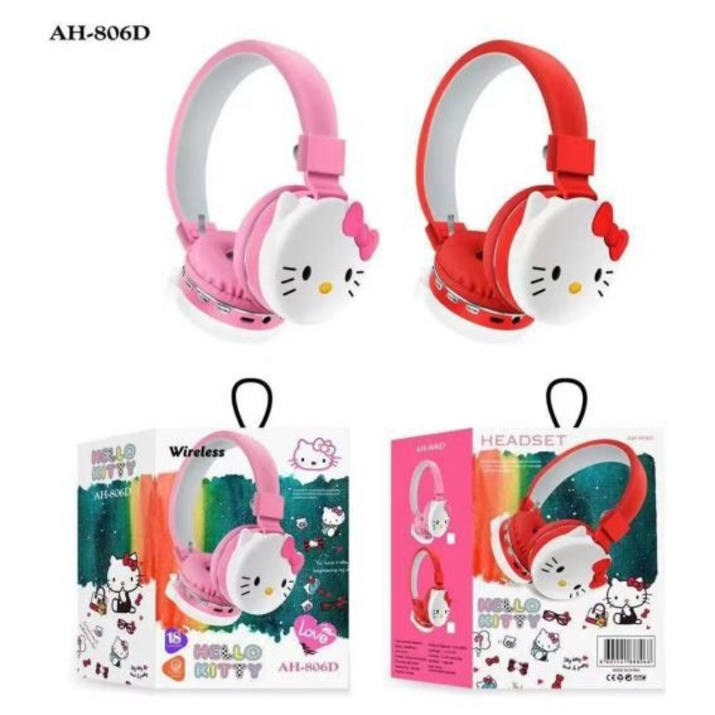 New Hello Kitty Stitch Mickey  - Bluetooth Headset On Ear บทวิจารณ์และราคา