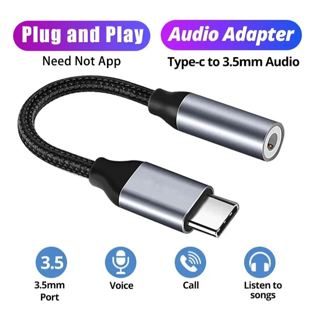 USB Type C To 3.5mm Audio Adap - Audiophile Headphone Wired บทวิจารณ์และราคา
