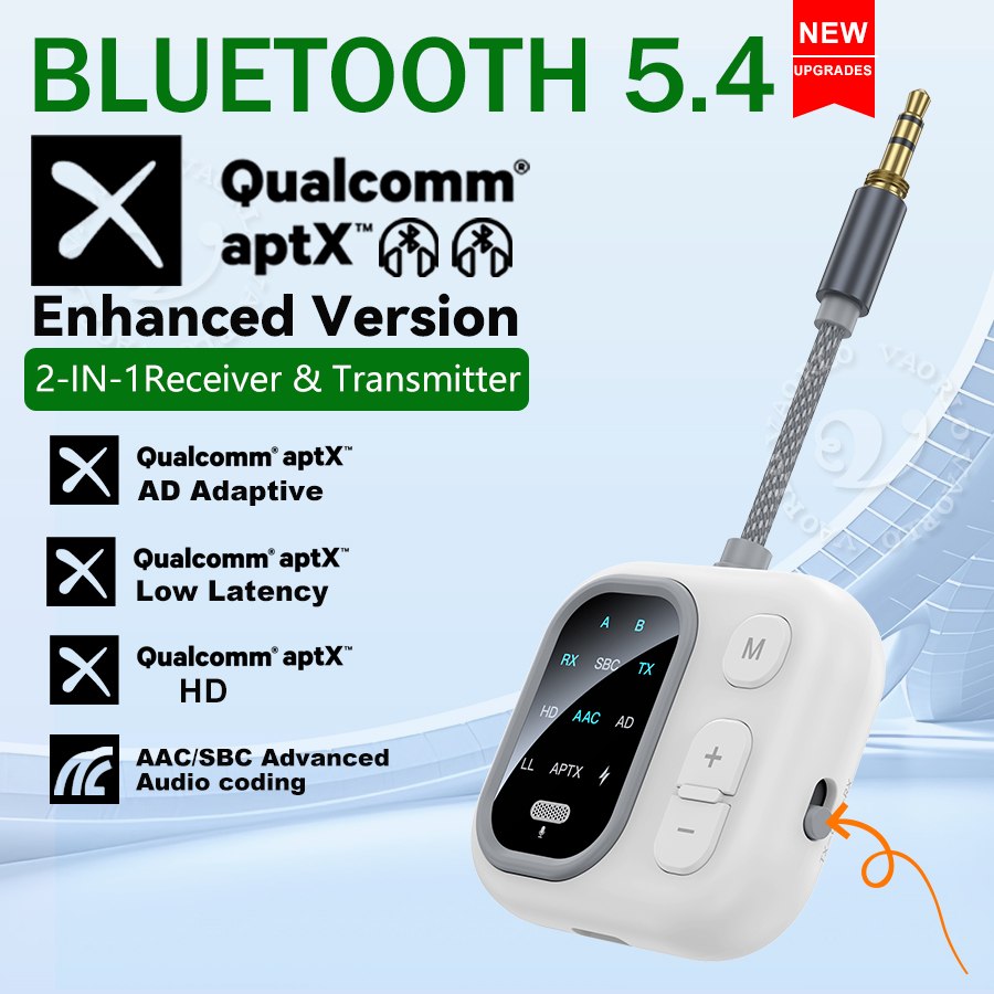 2 in 1 aptX Bluetooth Audio Re - Bluetooth Adapter Receiver บทวิจารณ์และราคา