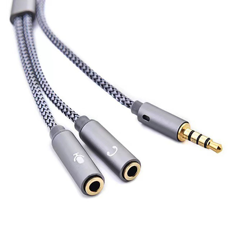 3.5mm Audio Splitter Y Jack 1  - Audio Splitter Y บทวิจารณ์และราคา