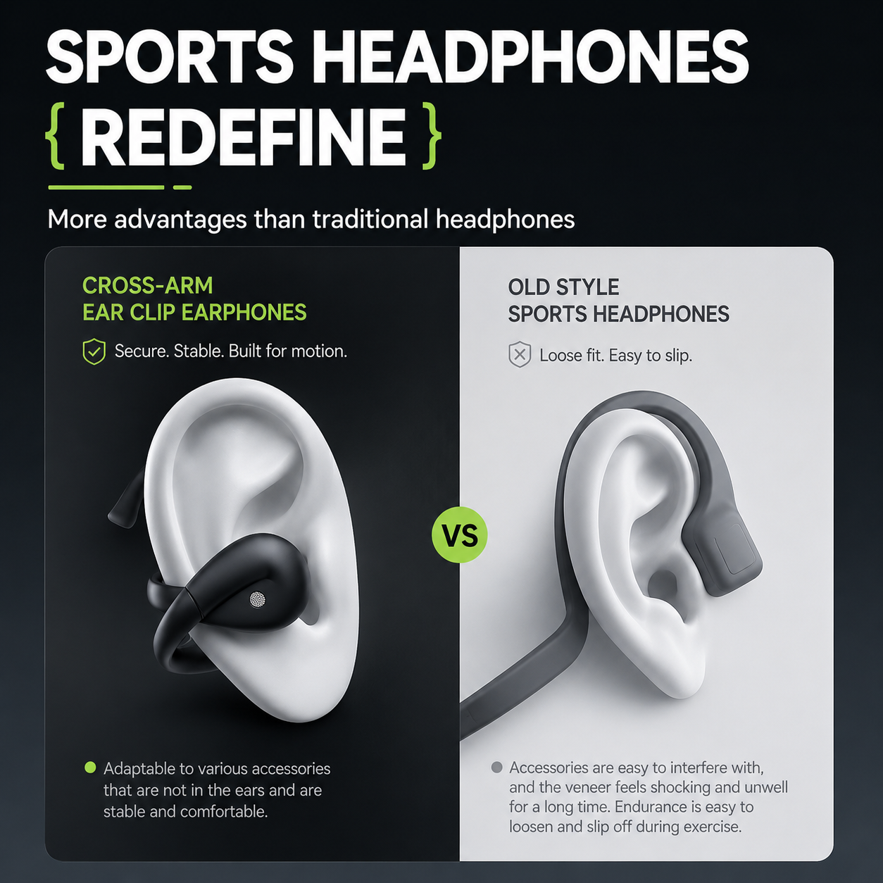 Acer OHR555 Unique Cross Arm O - Sports Earphone Hook บทวิจารณ์และราคา