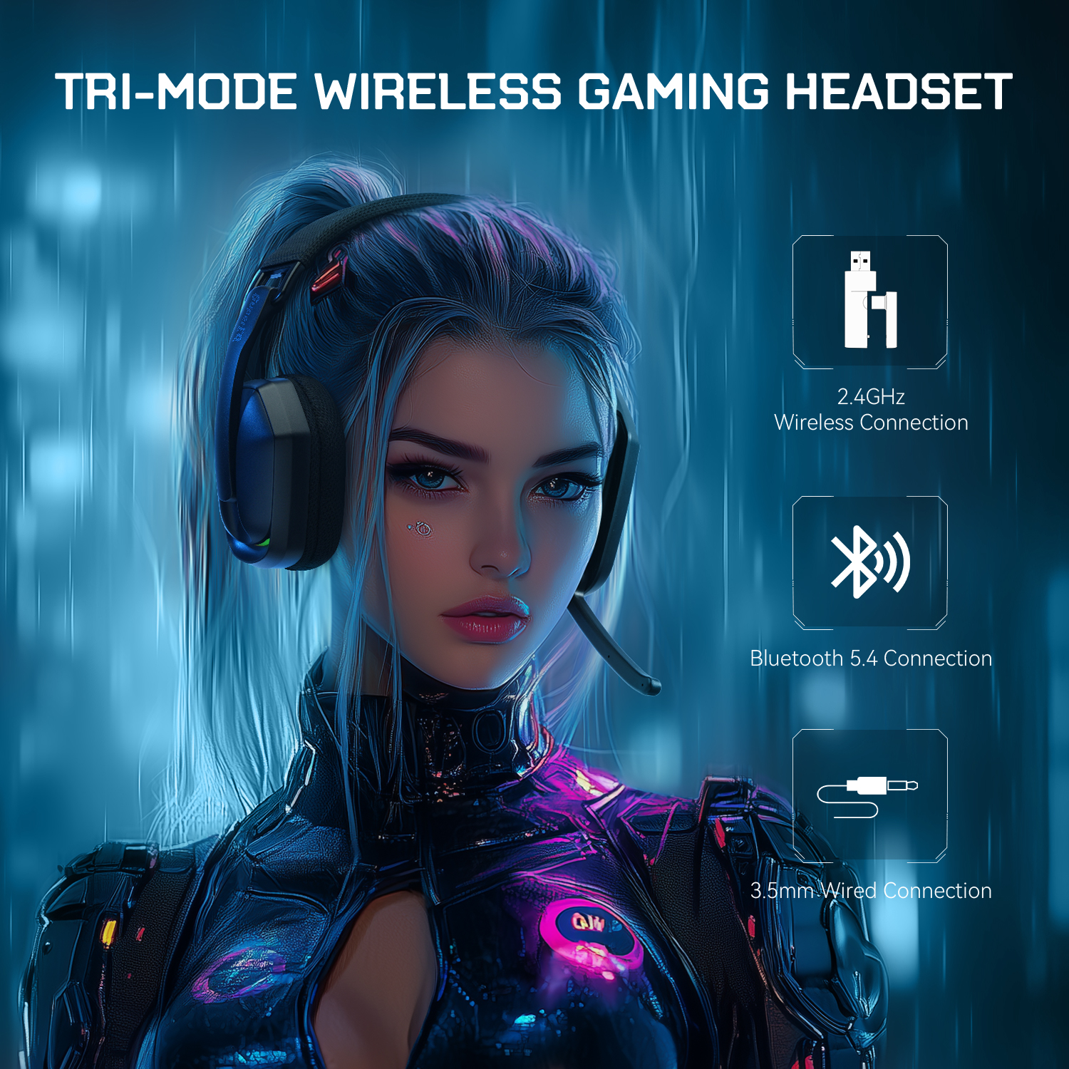EKSA G19BT 2.4GHz Wireless Gam - Gaming Headset Rgb บทวิจารณ์และราคา