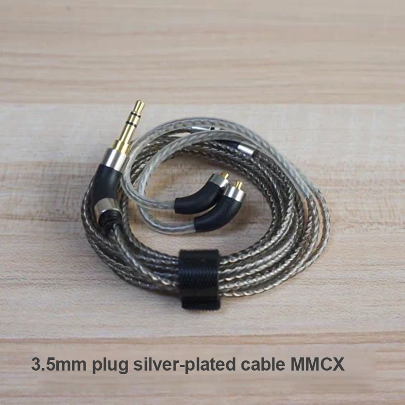 MMCX Silver-Plated Headphone U - Audiophile Headphone Wired บทวิจารณ์และราคา