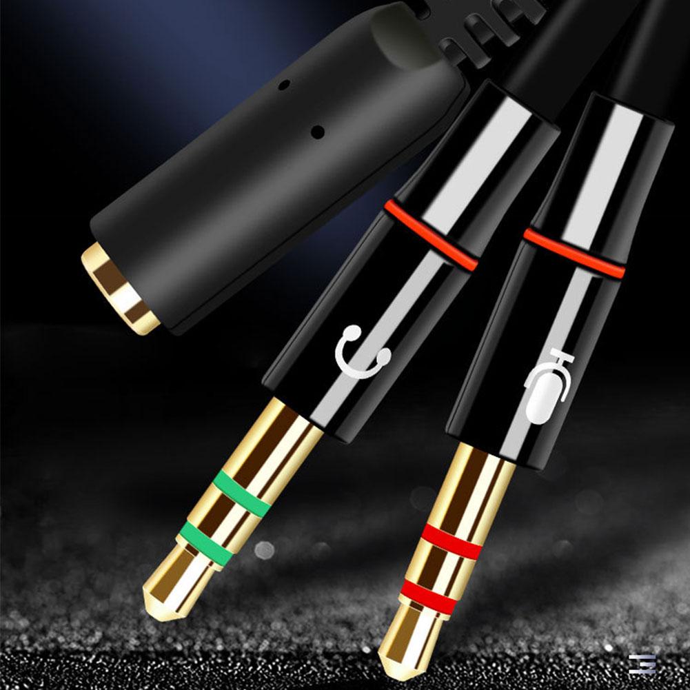 Headphone Microphone Audio Con - Audio Splitter Y บทวิจารณ์และราคา